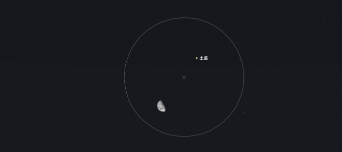 土星と月５度