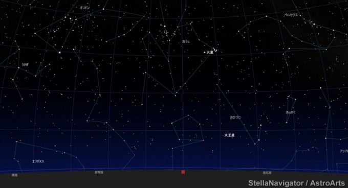 3月4日西の空