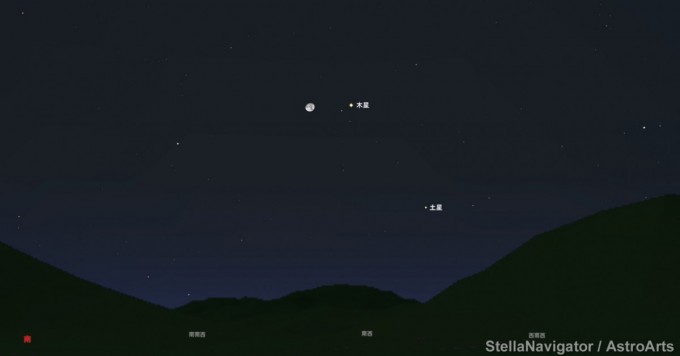 9月19日月木星広視野星図