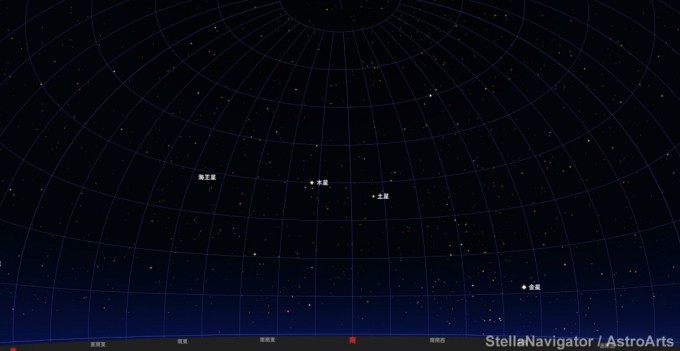 10月30日18時30分南星図