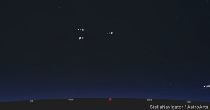 10月15日19時星図