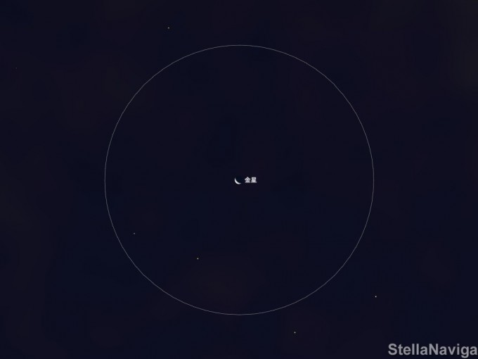 2月13日金星星図