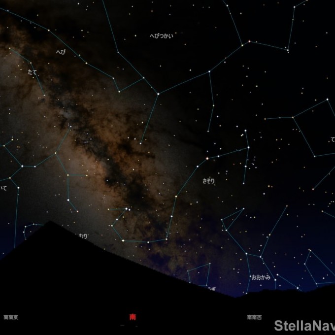 7月30日21時30分南星図