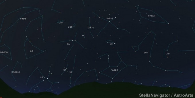 11月5日西天広域星図