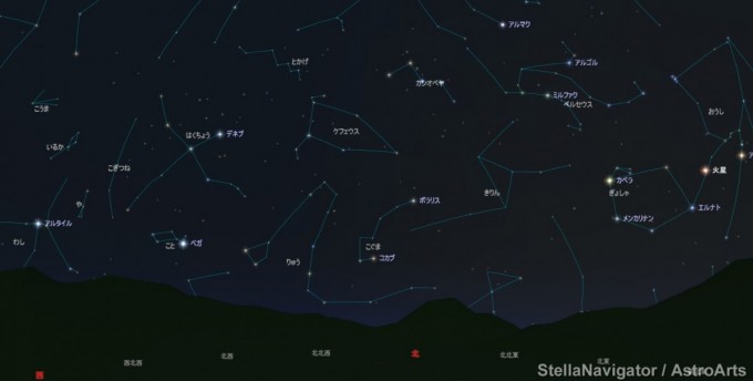 12月10日19時北星座線