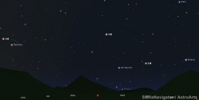 12月10日19時南星図