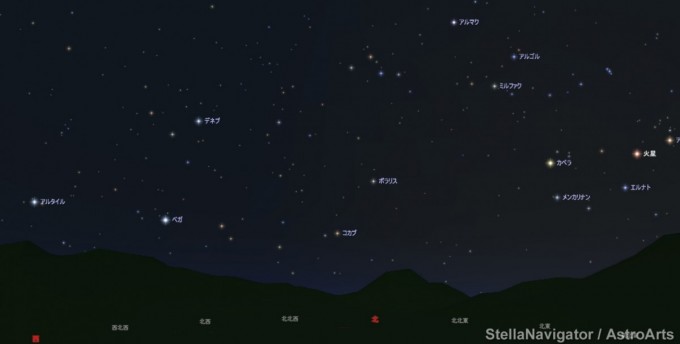 12月10日19時北星図