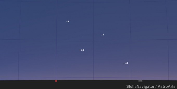 0720夕方西星図