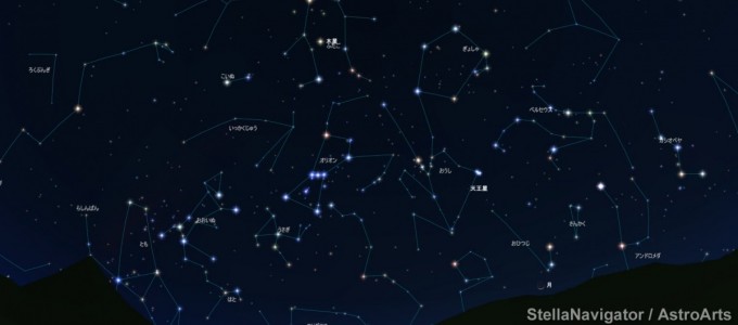 ３月２１日星図