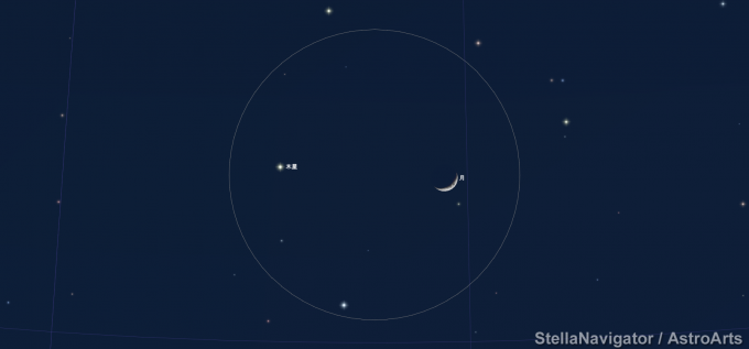 5月20日20時視野6度星図