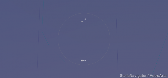 5月19日19時30分視野6度星図