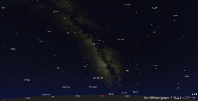 8月15日20時30分南星図
